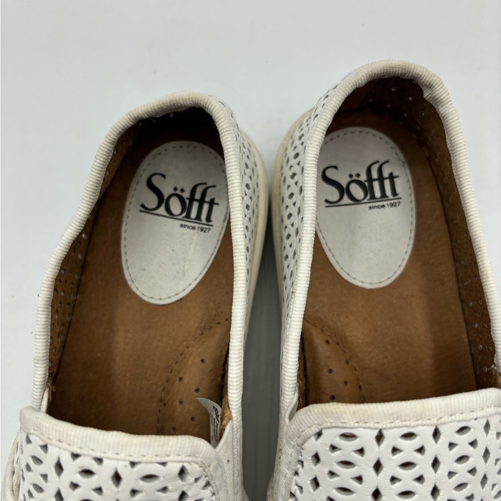 Sofft Somers Ladies White Slip On Shoes Size 8 - Picture 6 of 8